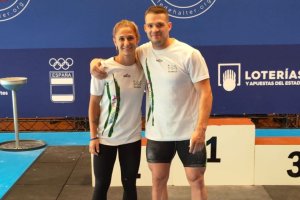 Cristina y David tras una Copa de España brillante.