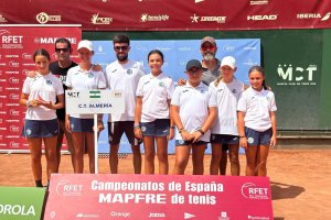 Son los campeones de España de Tenis.