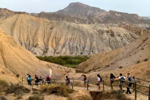 Imagen de archivo de una actividad por el Desierto de Tabernas.