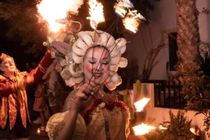 Imagen del pasacalles que tuvo lugar en 2022 en Rodalquilar.