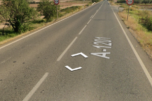 Carretera en la que ha ocurrido el siniestro.