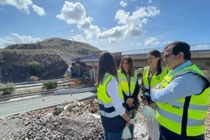 Imagen de archivo de una visita a las obras meses atrás.