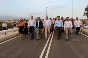 Inauguración de la ampliación del puente de Huércal y Viator. MARÍA PALMA MARTOS