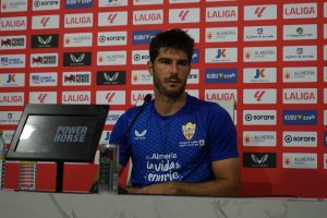 Melero, este martes en la sala de prensa.