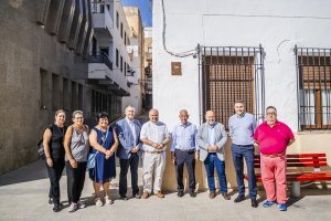 Inauguración de la placa del Camino de los Peregrinos.