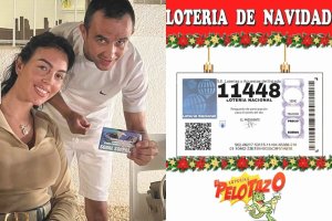 Georgina Rodríguez, Sergio Vicente Yopis y el famoso décimo de Navidad.