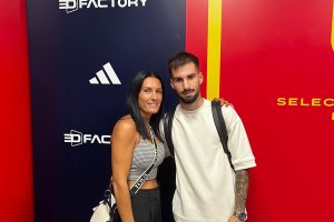 Sara y Álex en el día más feliz.