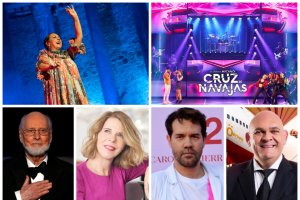 Niña Pastori, ‘Cruz de navajas’, John Williams, Sole Giménez, Juan Dávila y Comandante Lara. Fotos: Europa Press / La Voz