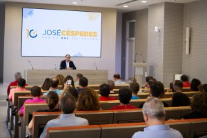 José Céspedes, antes de registrar su candidatura en la UAL en Económicas.