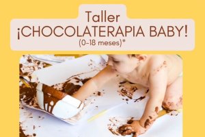 Cartel del taller para bebés.
