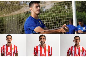 Los cuatro centrales que tiene Vicente Moreno en el Almería.