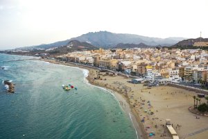 El litoral de Garrucha.
