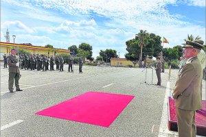 Acto de relevo en Los Arcos.