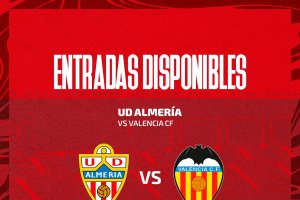 Almería-Valencia, partido de la sexta jornada del curso en Primera División.