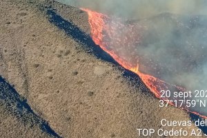 Imágenes del Infoca de la zona afectada en Cuevas del Almanzora.