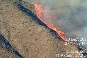 Imagen del Infoca de la zona afectada en Cuevas del Almanzora.