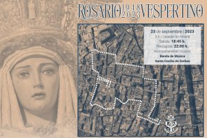 Recorrido del rosario extraordinario de Nuestra Señora de la Merced.