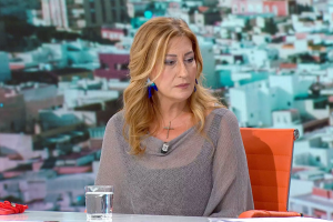 La enfermera almeriense que denunció haber sido besada a la fuerza por un compañero, en el programa de Sonsoles Ónega.