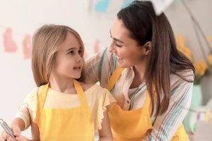 Una imagen de la Junta de Andalucía sobre el acogimiento familiar.