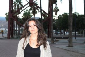 Nuria Ortega Riba, frente al Cable Inglés.