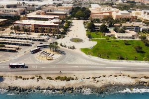 Imagen aérea de la Universidad de Almería.