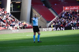 González Fuertes en su última visita al Mediterráneo. El Almería cayó con el Villarreal.