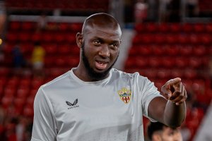 Koné tiene muchas ganas de marcar su primer gol con el Almería.