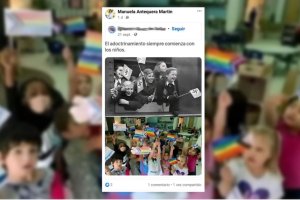 Imagen de la publicación compartida en redes sociales.