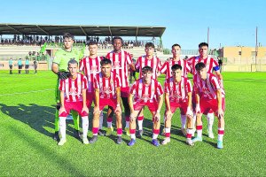 El once del Almería que se midió al Calavera en Huércal.
