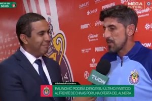 Paunovic en la previa del partido de Chivas ante el Atltas.