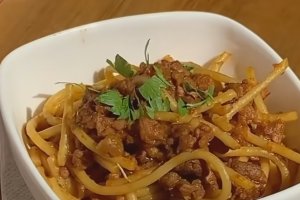 La nueva receta con salsa boloñesa 100% vegana.