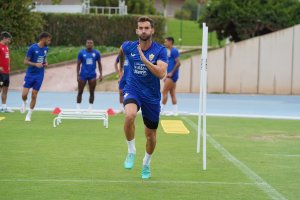 Leo Baptistao en el campo Anexo.