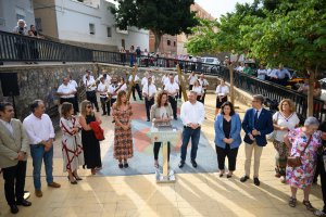 Inauguración del Parque Emilio de la farmacia.
