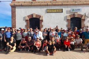 El senderismo en el Bajo Andarax, inicio del programa de los mayores vicarios.