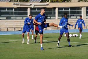 El central mexicano ha regresado a Almería después de dos amistosos.