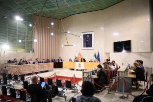 Vista de la última sesión plenaria en la capital