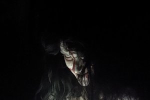 Uno de los personajes del pasaje del terror del Callejón del Friki.