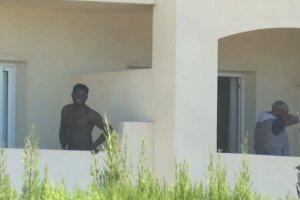 Imagen captada por Interalmería TV en El Toyo.