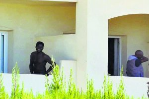 Imágenes captadas en El Toyo por Interalmería TV.