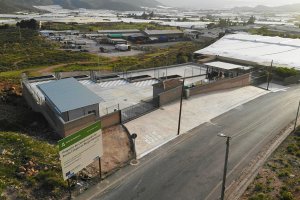 Plano cenital del Punto Limpio ubicado en Berja.