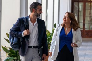 Ramón Fernández-Pacheco y Carmen Crespo.