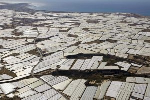 Invernaderos en la provincia de Almería.