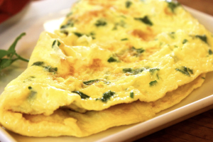 Tortilla de brócoli.