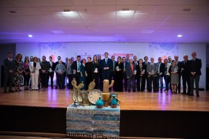 Foto de familia en la VIII edición de los Premios Comarca de Níjar.
