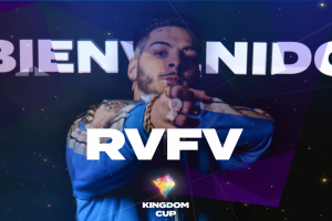 Cartel de RVFV como artista confirmado en la final de la Kingdom Cup.