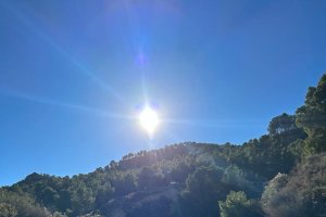 Un momento de la caminata por el sendero.