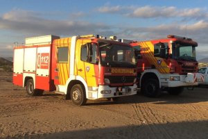 Vehículos de Bomberos.