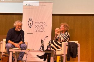 Manuel Rivas y Mar de los Rios, pareja literaria.