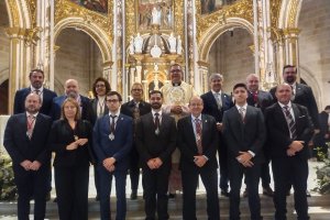 Esta es la nueva junta de la Agrupación de Hermandades y Cofradías.