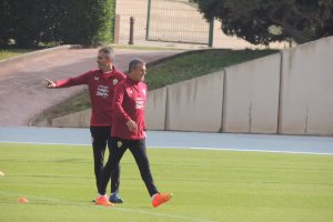 Gaizka Garitano con su inseparable Patxi Ferreira.